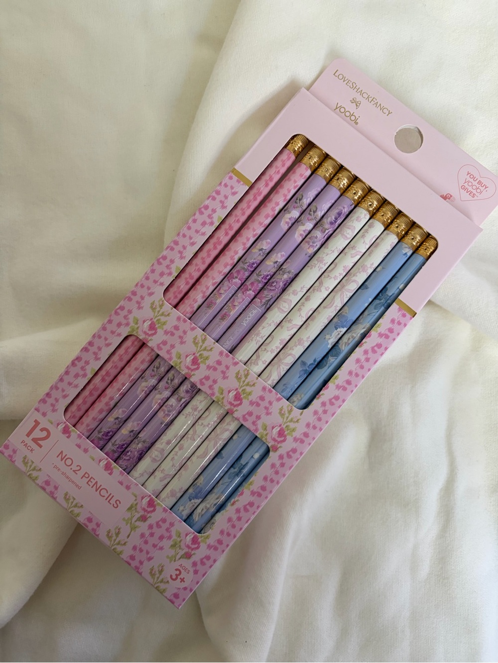 LoveShackFancy Floral Pencil Set - Picture 3 of 3